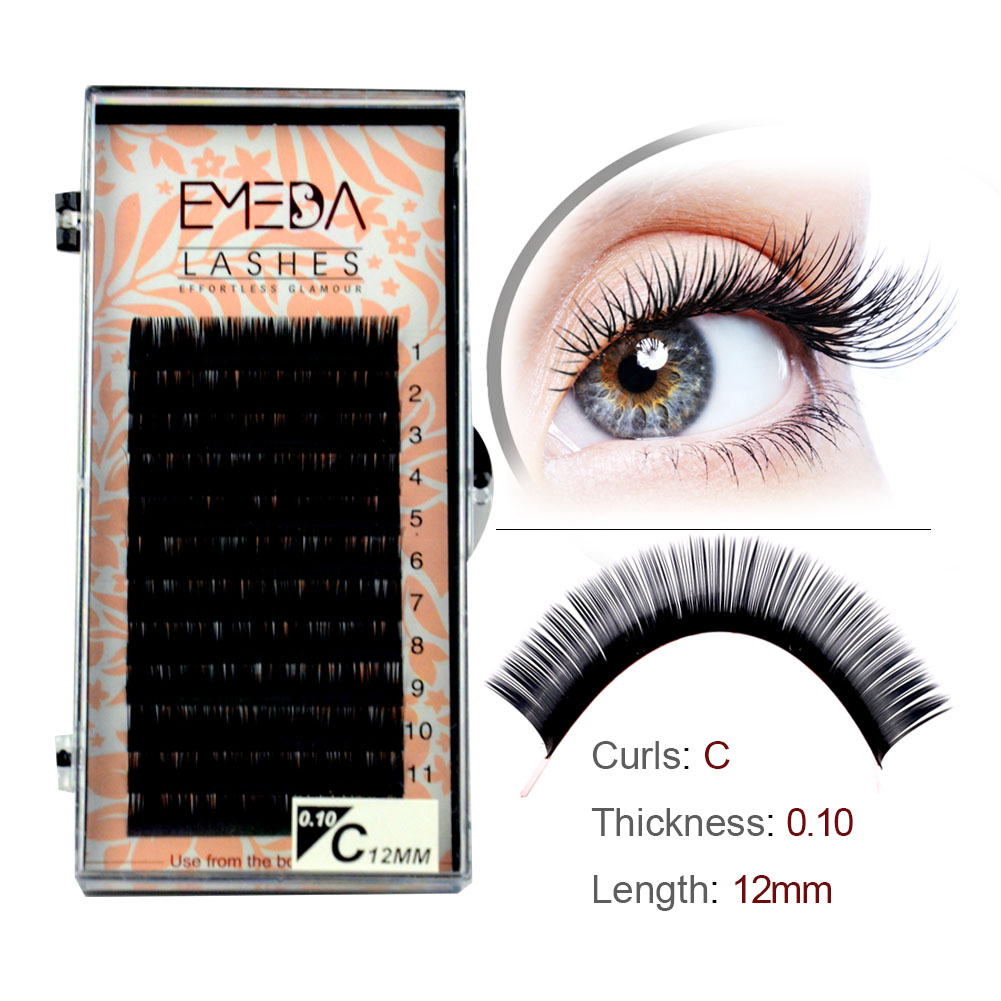 Inquiry for Private label individual lash extensions for sensitive eyes and volume eyelash extensions 0.03/0.05/0.07/0.10/0.15/0.18  C/D curl 6-18mm Mixed or single length vendors in UK XJ42